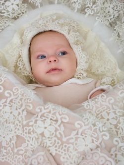 Конверт на выписку зима для новорожденных девочек