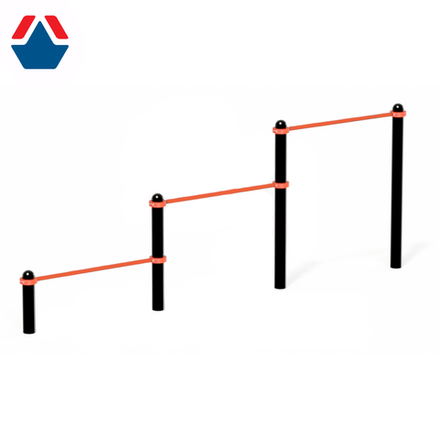 Тройной каскад турников (Турник Воркаут №3) D108 мм