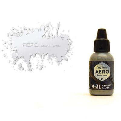 P-M31 Краска Pacific88 Серебро (Silver) укрывистый, 18мл