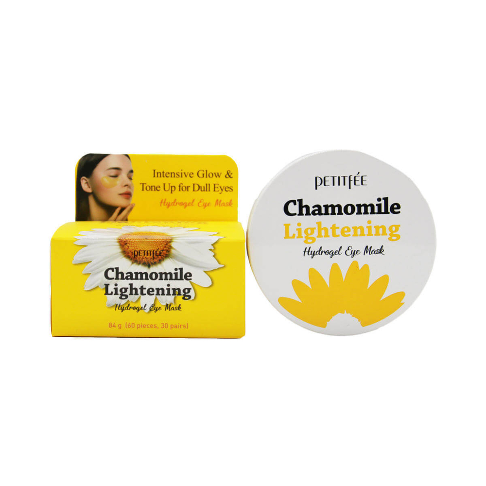 Petitfee Патчи для глаз с экстрактом ромашки Chamomile Lightening Hydrogel Eye Patch, 60 шт