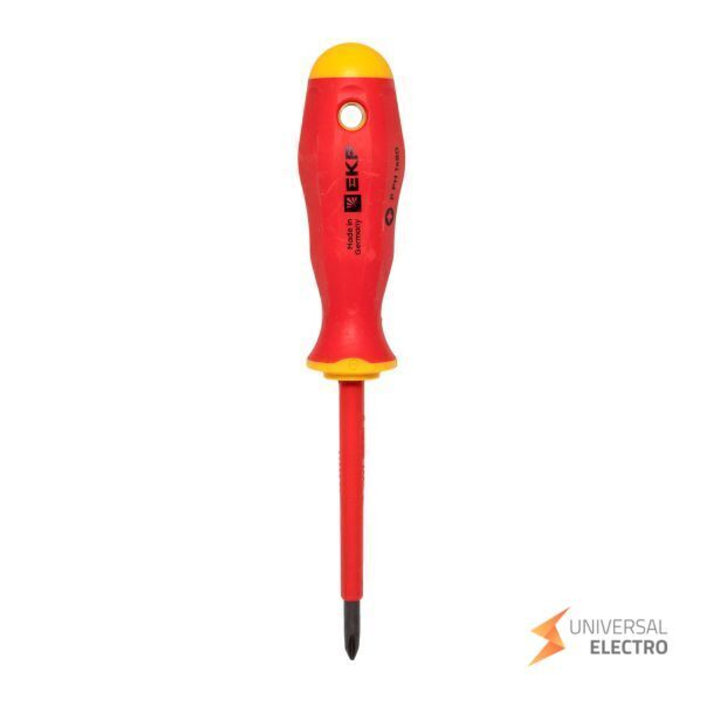 Отвертка Professional PH1х80 мм VDE 1000В EKF
