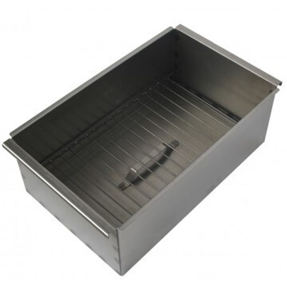 Коптильня двухъярусная Тонар с поддоном для сбора жира 450х280х170 (сталь 1,5 мм) (К-002)