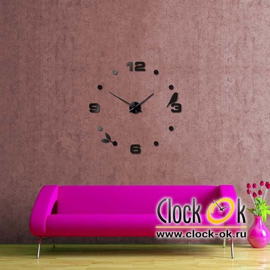 Настенные 3D часы Spring