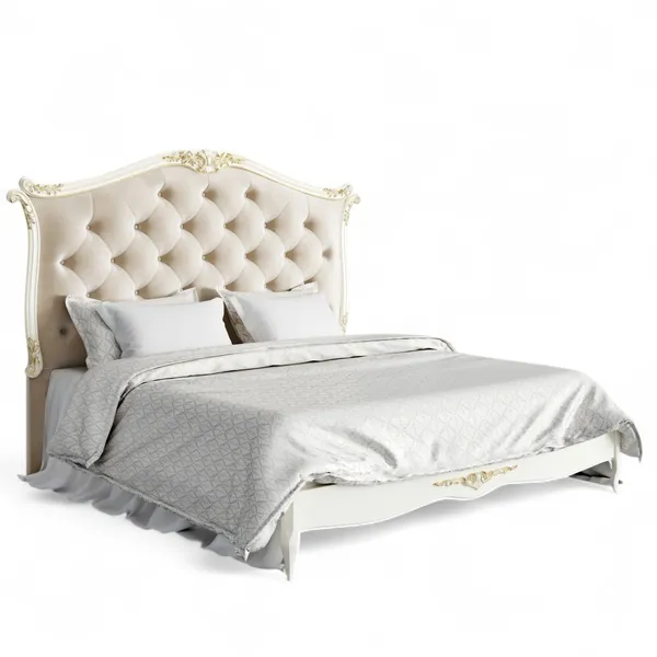 Кровать с мягким изголовьем 180*200