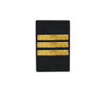 Фальшпогоны черные вышитые желтые лычки сержант