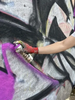 Аэрозольная краска для граффити в баллончике JIGGLE PRO суперматовая, 520 мл, OCEAN / Океан