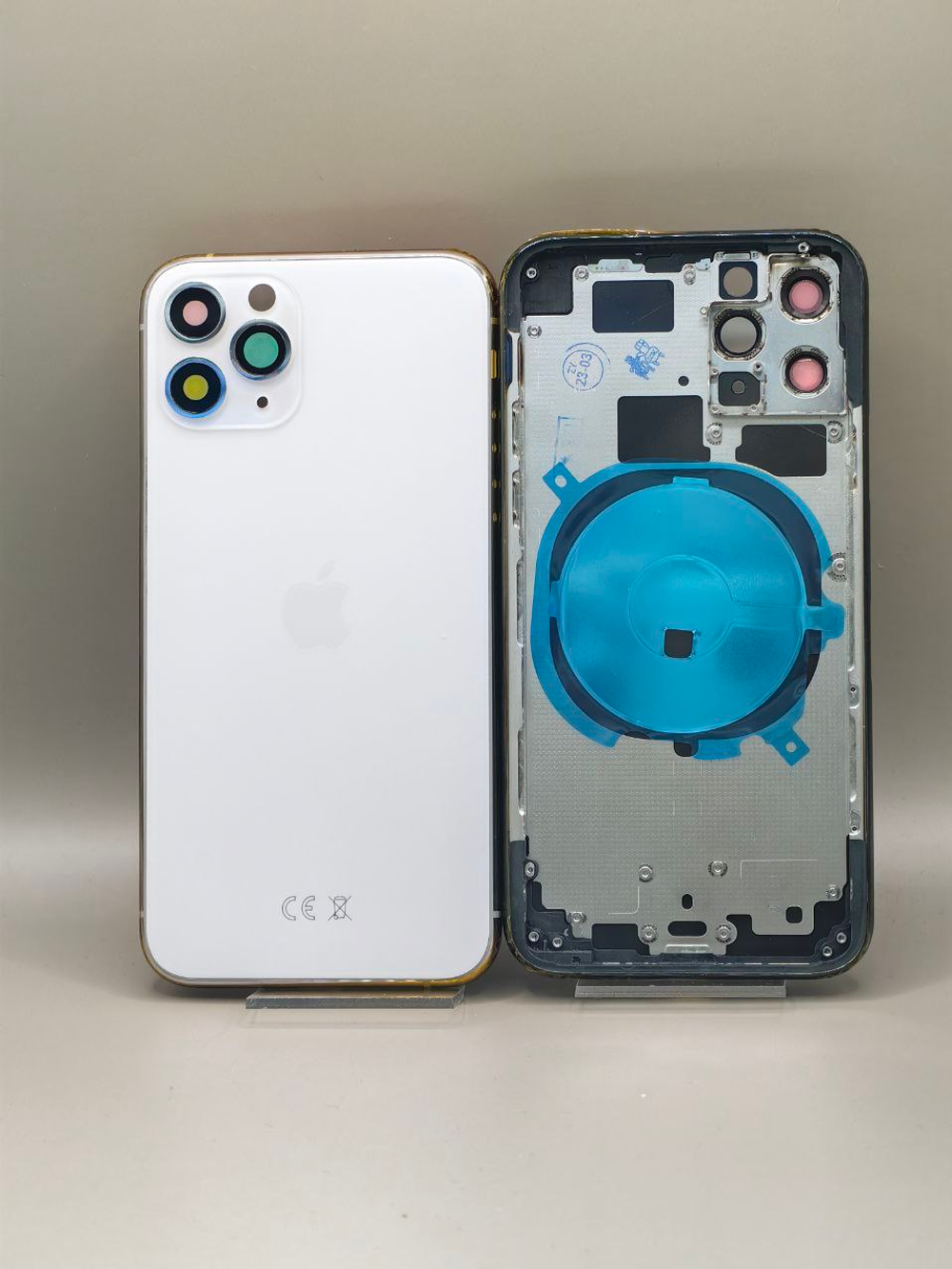 Корпус iPhone 11 Pro MAX White/ Silver/ Белый ориг
