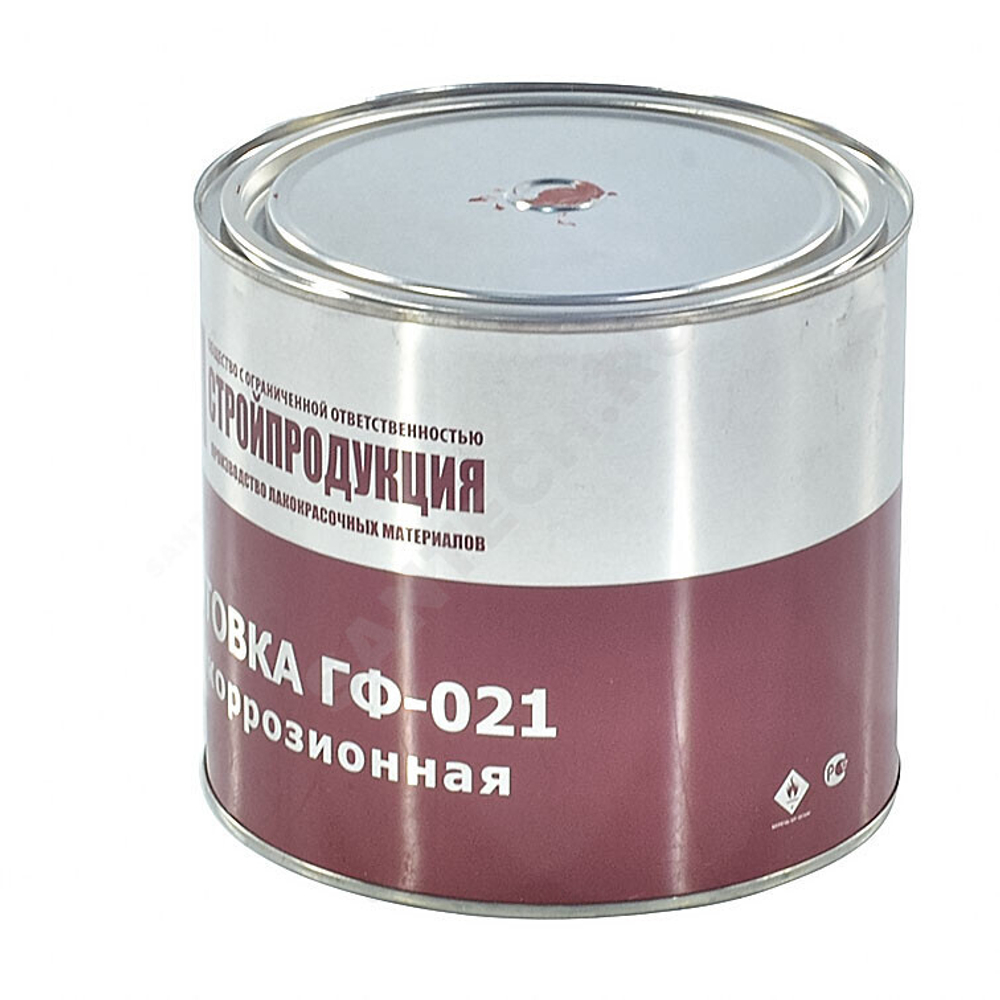 Грунтовка ГФ-021 банка 2,5кг цвет: красно-коричневый ГОСТ 25129-2020