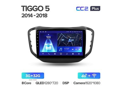 Магнитола Teyes CC2 Plus 3-32 Chery Tiggo 5 2014-2018 10.2"