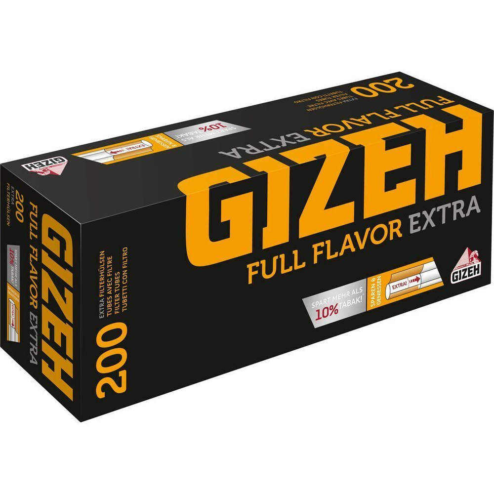 Гильзы для сигарет "Gizeh" Full Flavour Extra Long 200шт