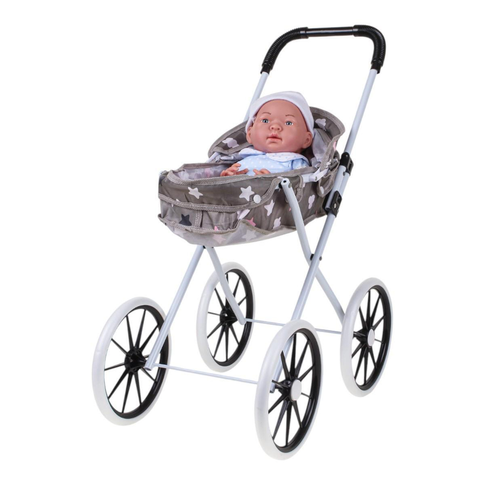 Коляска для куклы лежачая, пакет Z918-11