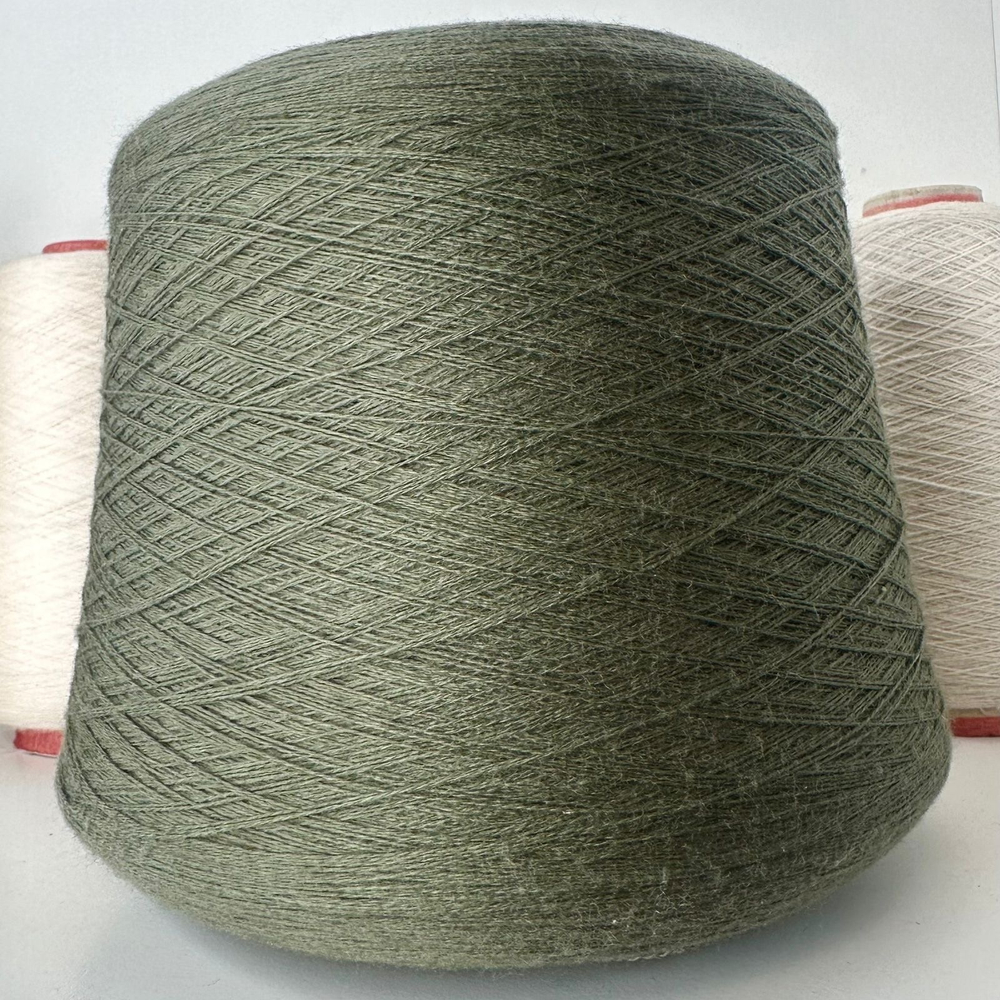 HARMONY - Tollegno 1900; 100% меринос; 1500м/100гр, (2/30); col. HB377 IVY GREEN, цвет: оливковый хаки