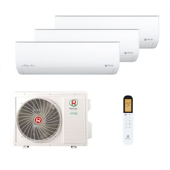 Мульти сплит система Royal Clima на 3 комнаты (35+35+35 кв.м) серия Gloria