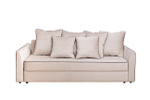 Диван Garda Decor Морес (Mores)(K)кант трехмест.раскл. велюр беж. Colt002-BEG 226*103*94