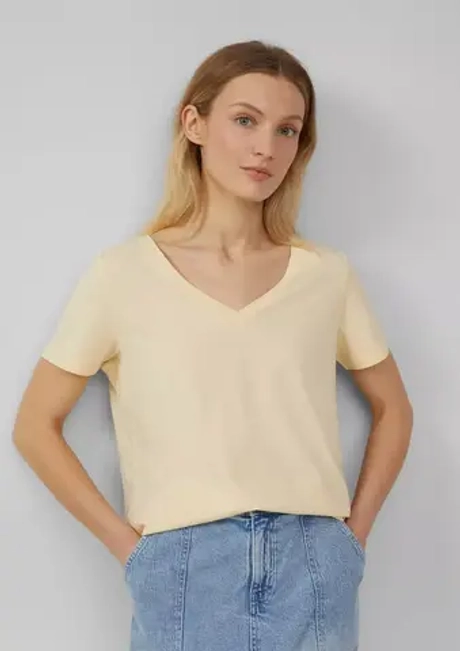 Футболка с V-образным вырезом s.Oliver