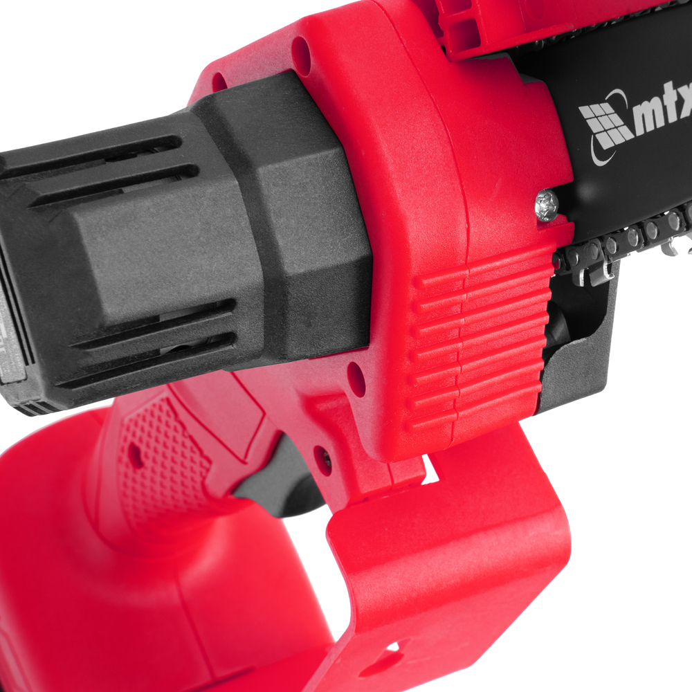 Цепная мини-пила аккумуляторная, MCS-100, шина 100 мм, Li-Ion, 20 В MTX