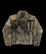 Y2K CRYSTAL CAMO COAT