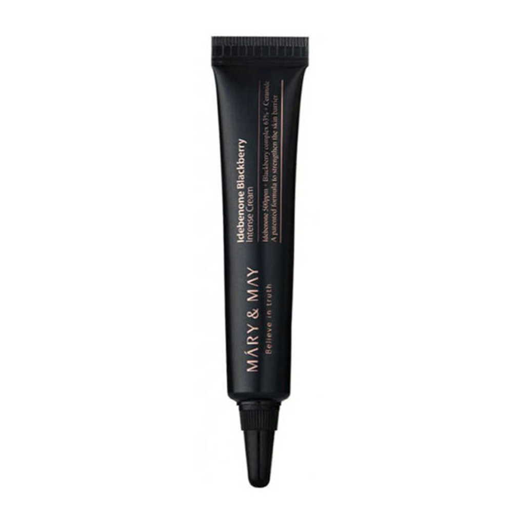 [Mary&May] Idebenone Blackberry Intense Cream - Крем для лица с идебеноном и ежевичным комплексом, 12 гр