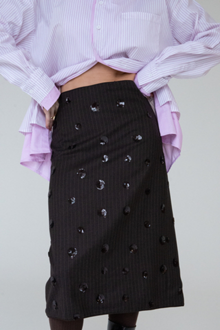 Юбка с пайетками LORIS