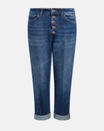 Джинсы DonDup 268 K07 голубые потертости