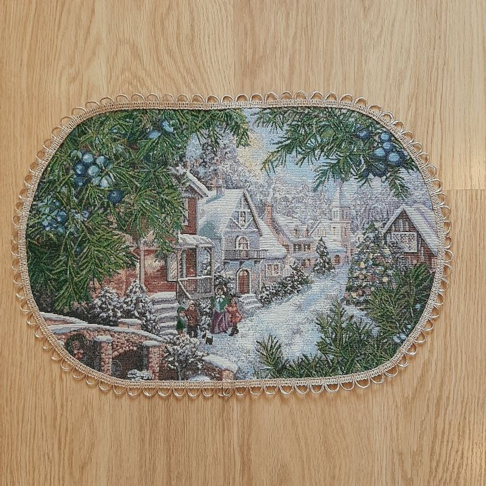 Декоративная гобеленовая салфетка Джингл 30*50