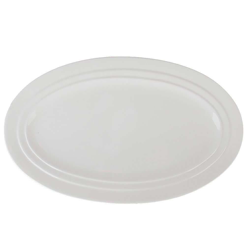 Блюдо сервировочное "Маршмеллоу" 20*12*1,5см. (min5) (фарфор) (транспортная упаковка)