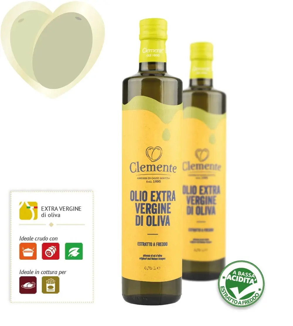 Оливковое масло Clemente Extra Virgin 0,75 л, Италия