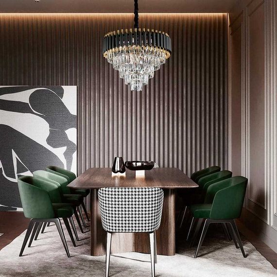 Подвесная люстра MODELUX ML.7010.9 BK