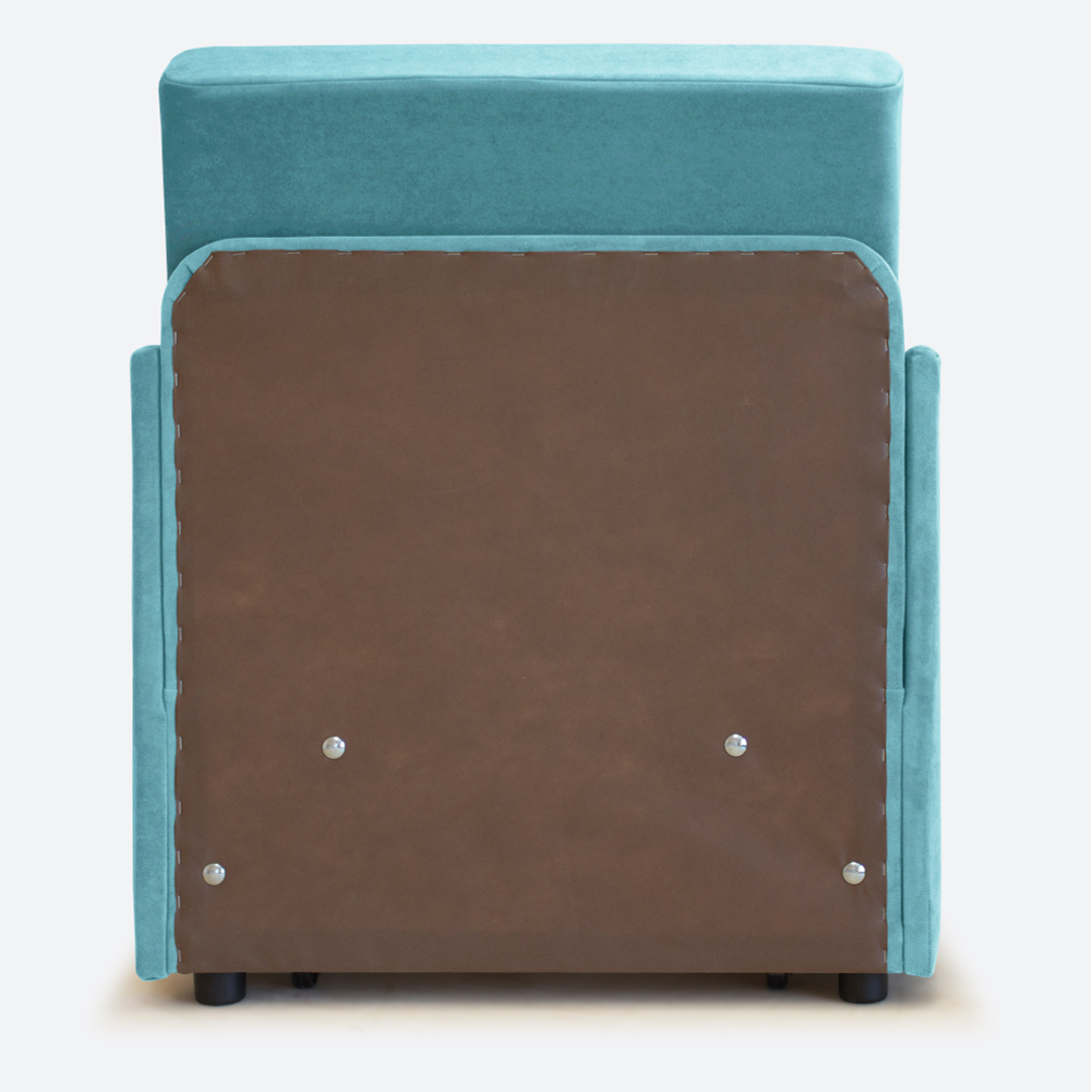 Кресло-кровать "Миник" с подлокотниками Candy 07 (голубой)