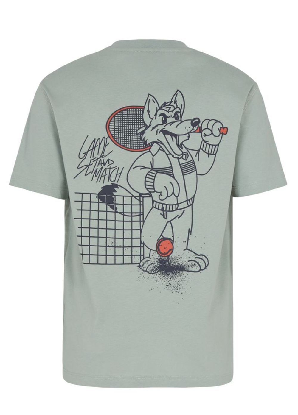 Мужская теннисная футболка EA7 Man Jersey - зеленый