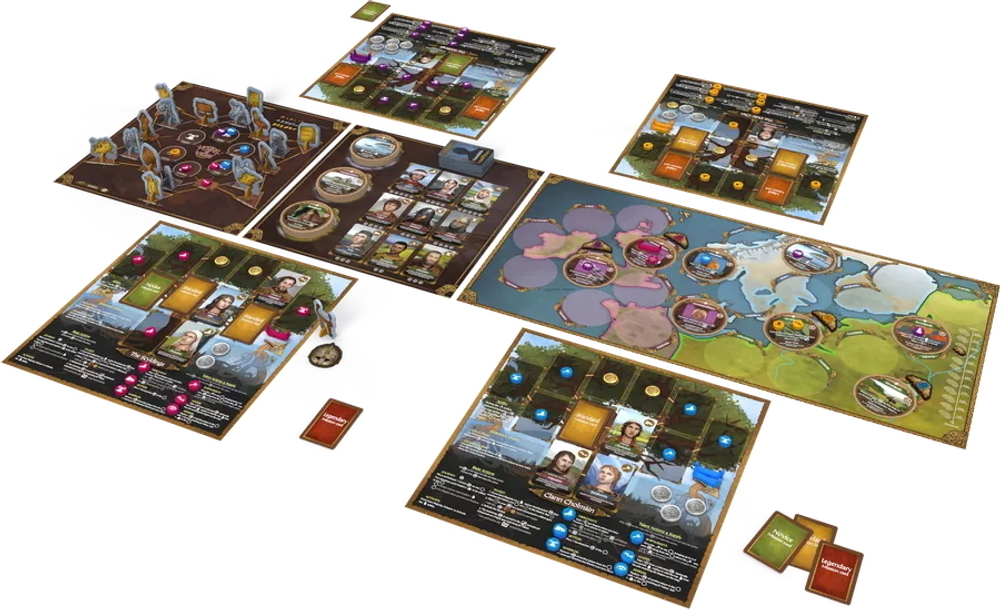 Vendel to Viking Board Game + Promo Pack 1 + Metal Coins