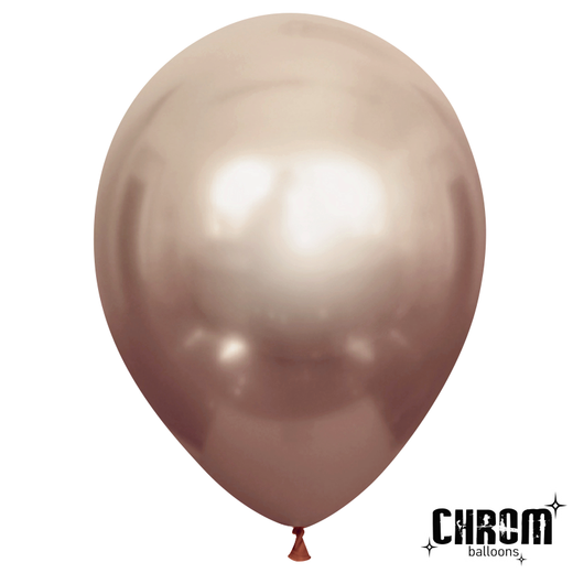 Шар 12''/30 см Шампань Хром