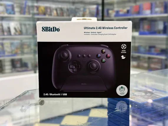 Геймпад 8BitDo Ultimate 2.4G (Б/У, черный)