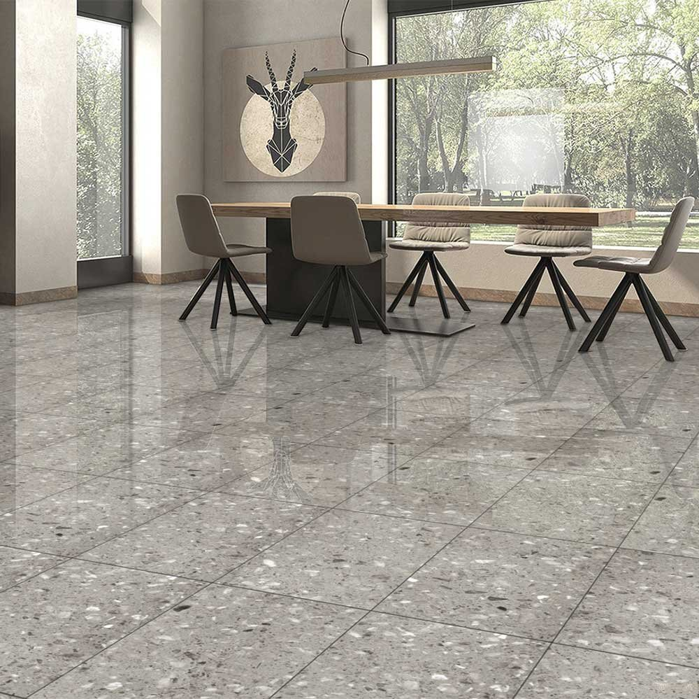 Art&Natura Marmo River Mosaic Grey Glossy 60x120