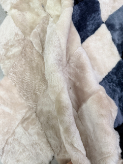 Меховой Коврик прикроватный накидка на кресло из овчины