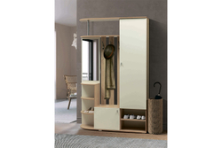 Прихожая Кармен-7, Дуб Сонома, Белый