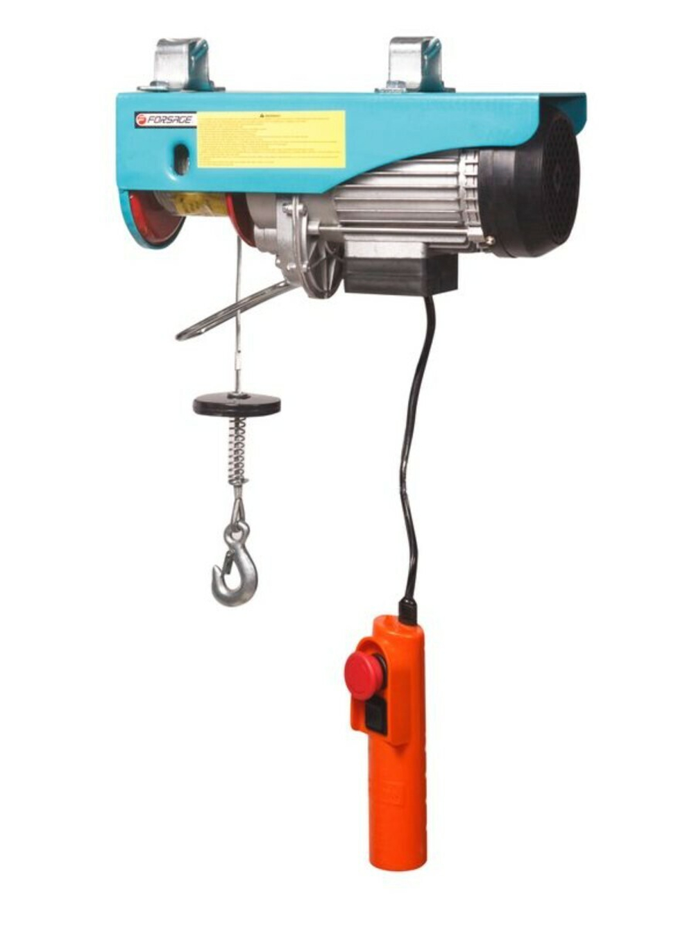 Таль подвесная 250/500 кг (220V, 1000W, высота подъема: 250кг - 12м, 500кг - 6м) Forsage F-TRH1005