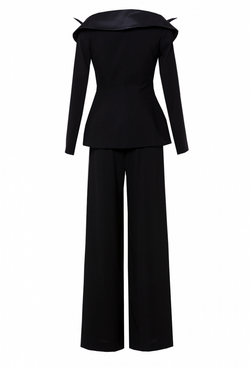 Костюм брючный черный 22-02-22 SS