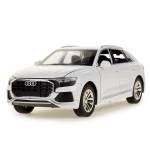 Модель ин. мет. "Внедорожник" 21см, свет-звук , двери, белый, коробка CZ114-R (Технопарк)