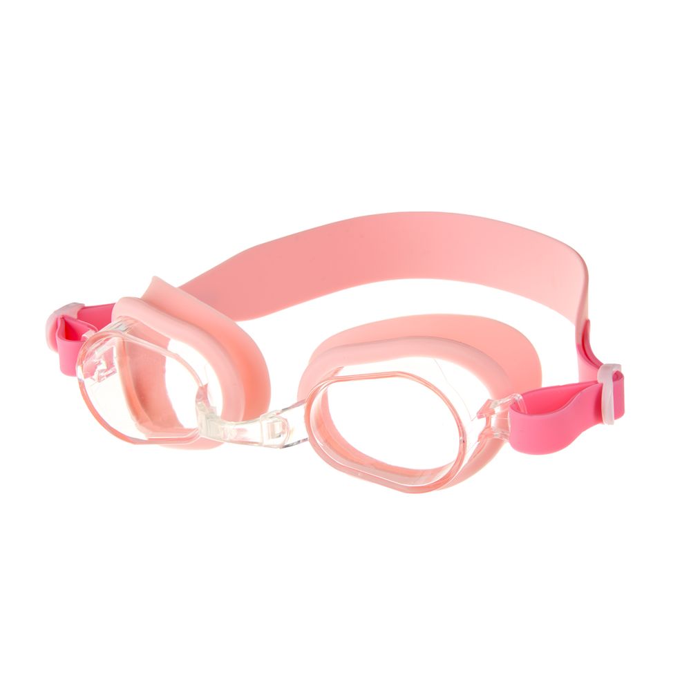 Очки детские для плав.TORRES Fun Kids, SW-32524PK, прозрач.линзы,розовая.оправа, широкий рег.ремешок