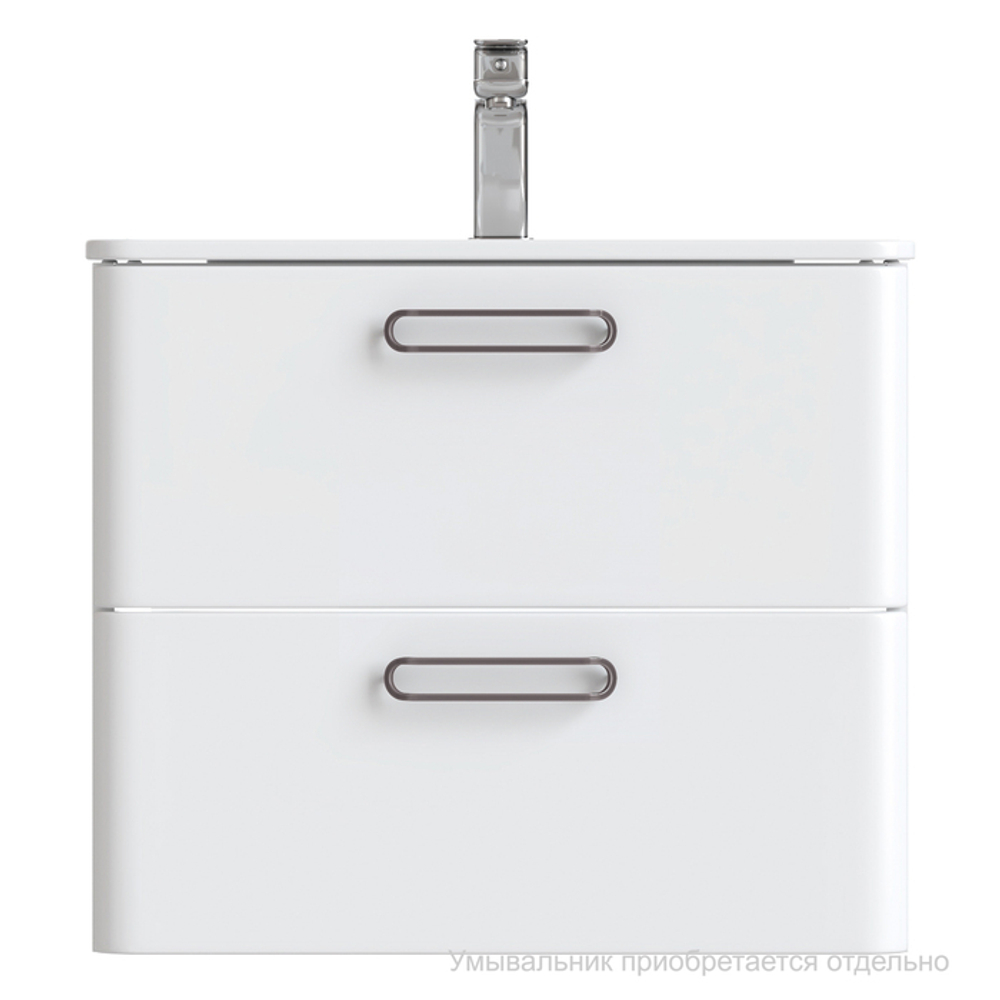 Тумба подвесная IDDIS Brick, белая, 60 см, BRI60W0i95