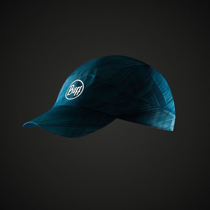 Спортивная кепка для бега Buff Pack Run Cap B-Magik Turquoise Фото 5