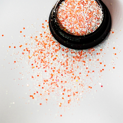 АФН, Глиттер "Megamix" в черной банке QTB02, 1 шт