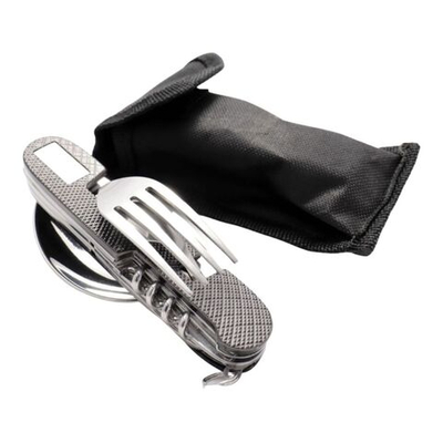 Туристический набор ложка вилка мультитул 6 в 1. арт.1006В