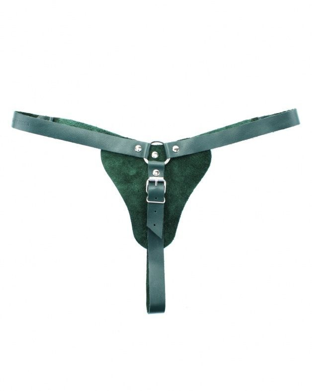 Изумрудные трусики с кольцом для насадок Emerald Panties