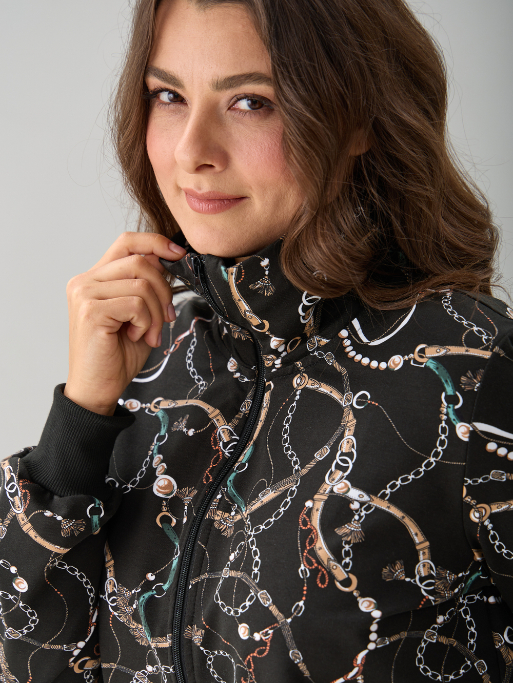 Костюм с брюками КБ-184/бутылочный-ремницепи