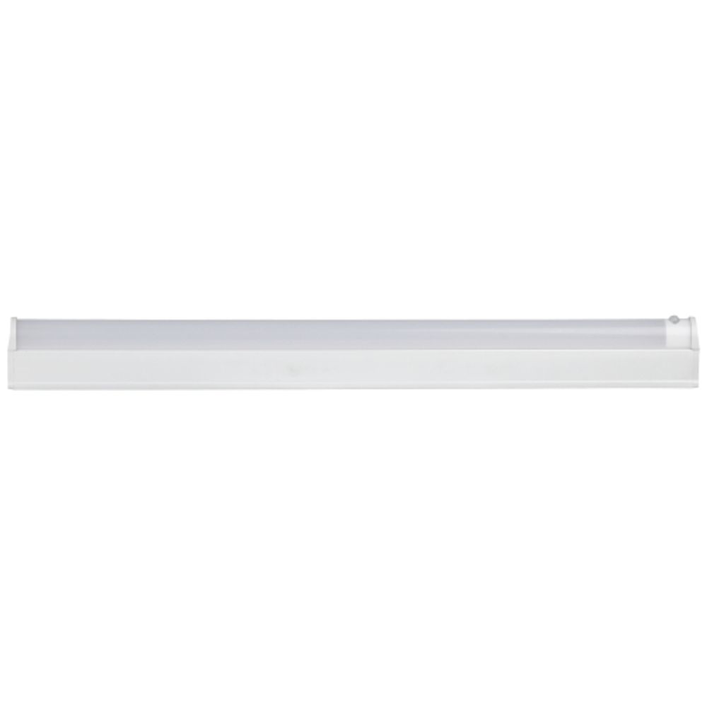 Линейный светодиодный светильник ЭРА LLED-02-04W-4000-MS-W 4Вт 4000K L314мм с датчиком движения и освещения | Бытовые светодиодные линейные светильники