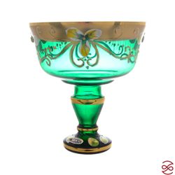 Конфетница Зеленая Bohemia Star Crystal 13 см