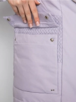 Куртка зимняя удлиненная с капюшоном