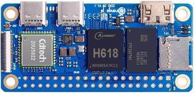 Миникомпьютер Orange Pi Zero 2 H616, оперативная память 1 ГБ